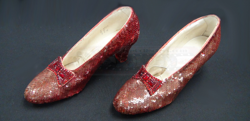 Hollywood Auction Includes 'Oz' Ruby Slippers, 'Back to the Future